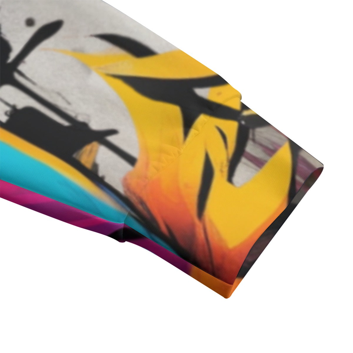 “Cross in Full Color” Cropped Hoodie