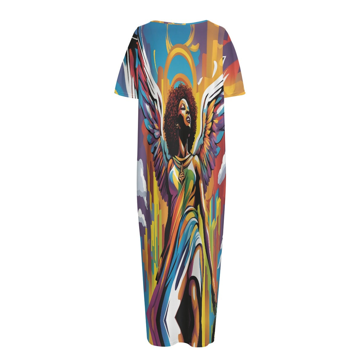 Radiant Wings Ascension Maxi Dress