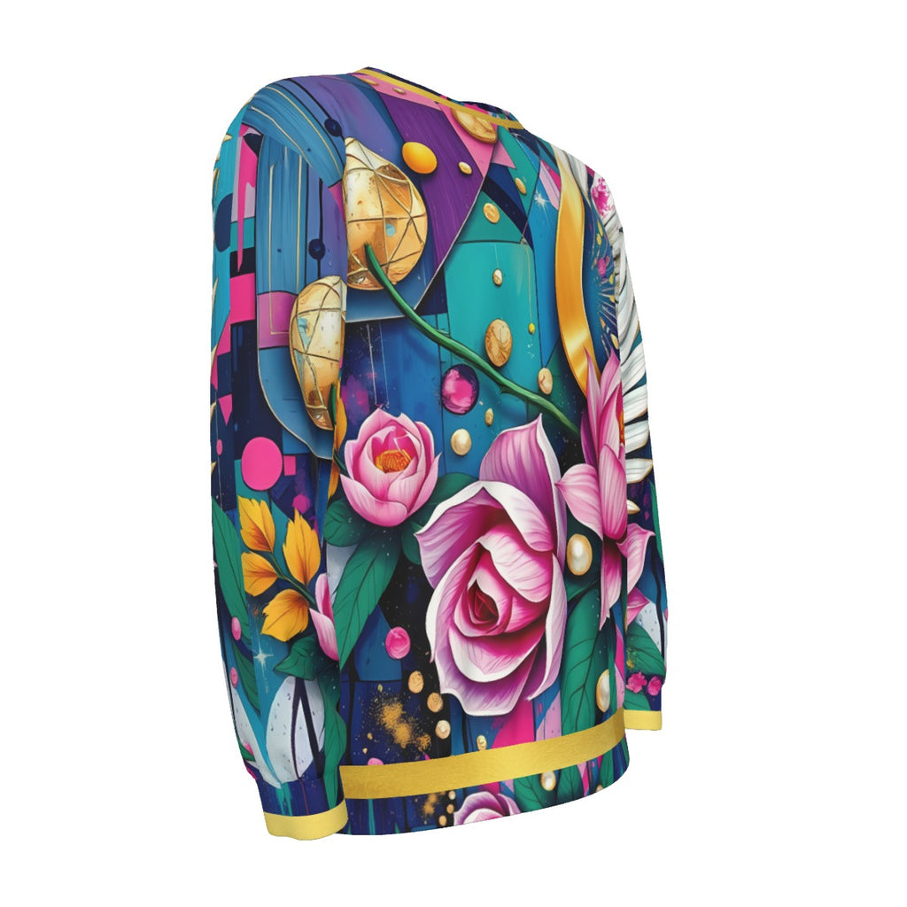 Celestial Bloom Luxe Sweatshirt